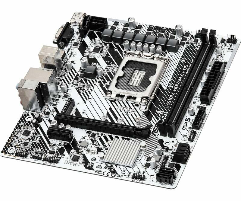 Материнська плата ASRock H610M-HDV/M.2+ D5 Socket 1700