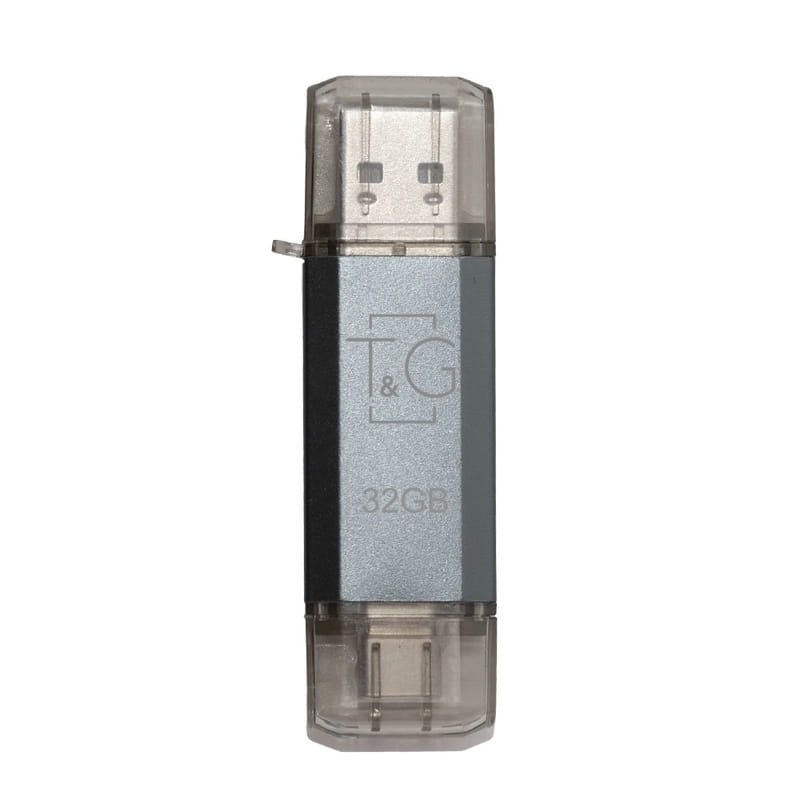 Флеш-накопичувач USB 32GB Type-C T&G 009 Star Series Silver (TG009TC-32GSL)