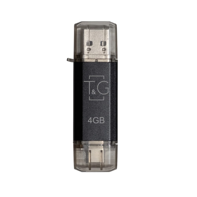 Флеш-накопитель USB 4GB Type-C T&G 009 Star Series Black (TG009TC-4GBK)