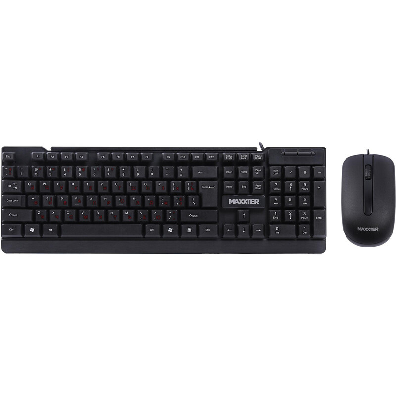 Комплект (клавиатура, мышь) Maxxter KMS-CM-01-UA