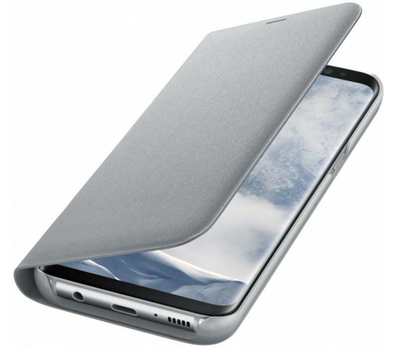 Чохол-книжка Samsung LED View Cover для Samsung Galaxy S8+ G955 Silver (EF-NG955PSEGRU)