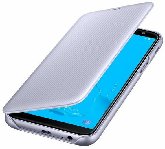 Чехол-книжка Samsung Wallet Cover для Samsung Galaxy J6 SM-J600 Violet (EF-WJ600CVEGRU)