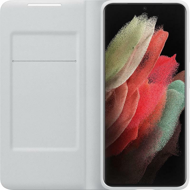 Чeхол-книжка Samsung Smart LED View Cover для Samsung Galaxy S21 Ultra SM-G998 Light Gray (EF-NG998PJEGRU)