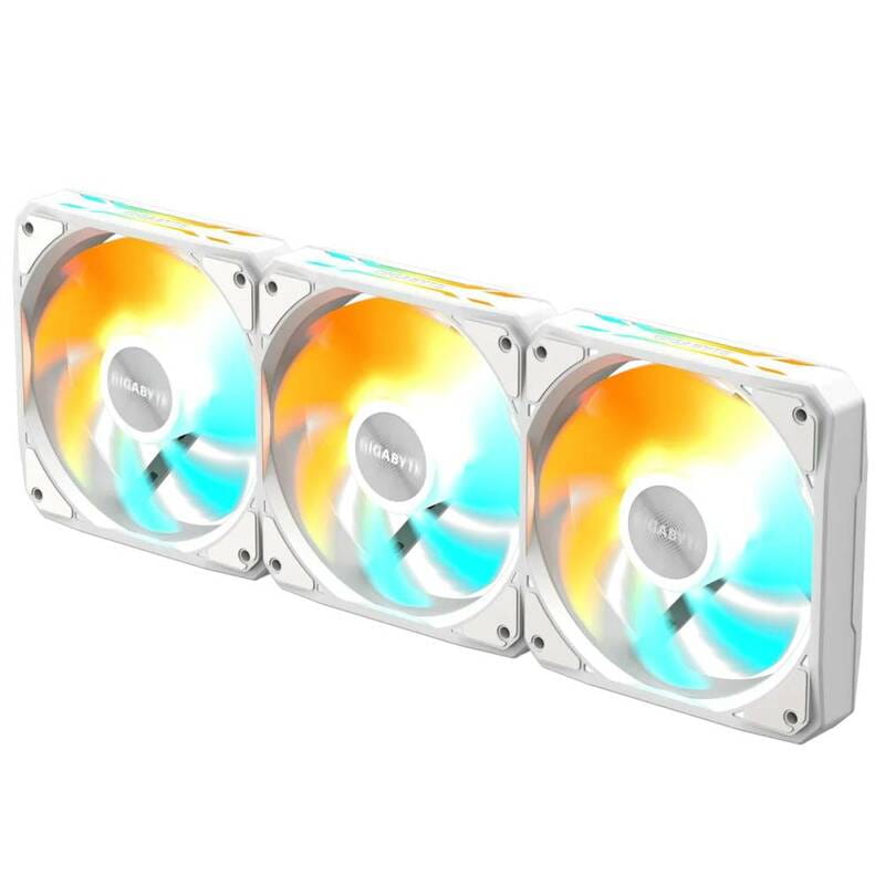 Вентилятор Gigabyte EZ Chain Fan 120 Ice 3-Pack White (GP-GBT EZFAN1203 ICE)