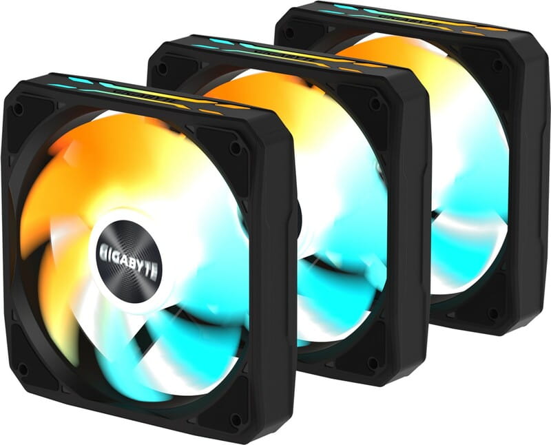 Вентилятор Gigabyte EZ Chain Fan 120 3-Pack Black (GP-GBT EZFAN1203)