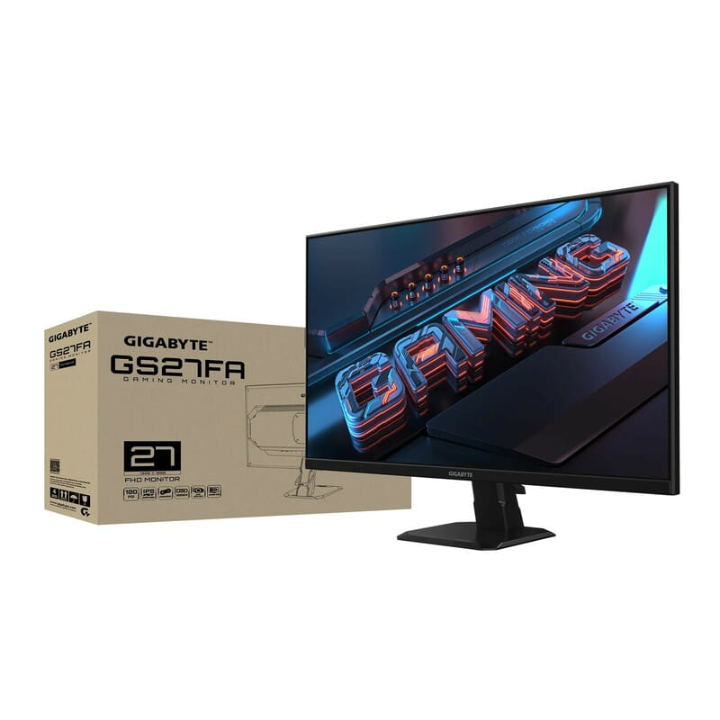 Монітор Gigabyte 27" GS27FA IPS Black 180Hz