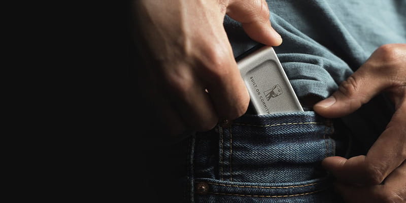 Накопитель внешний SSD Portable 1ТB Kingston XS2000 BoC Silver (SXS2000/1000GA)
