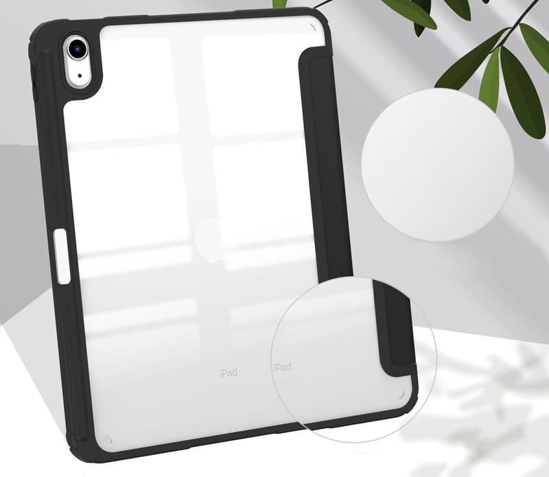 Чохол-книжка BeCover Soft Edge TPU з кріпленням Apple Pencil для Apple iPad Air (4/5) 2020/2022 10.9" Black (711696)