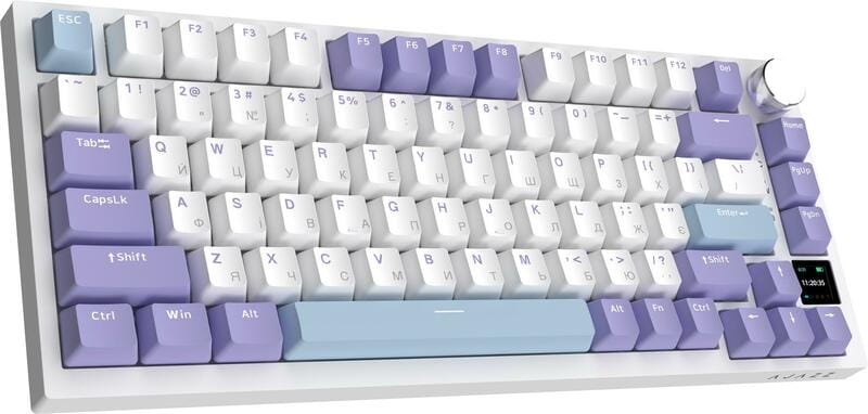 Клавіатура бездротова Ajazz AK820 Pro Gift Switch Purple (AK820PRO-G-PWB)