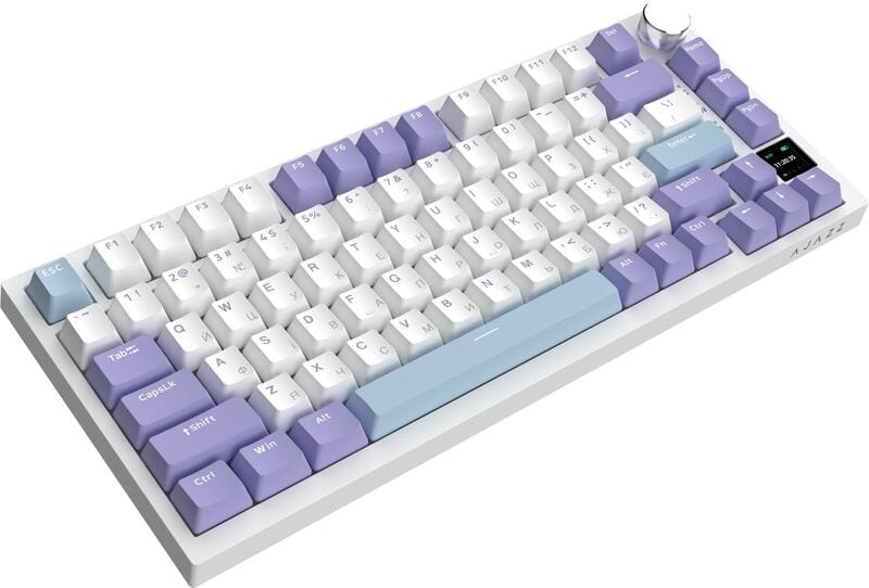 Клавіатура бездротова Ajazz AK820 Pro Gift Switch Purple (AK820PRO-G-PWB)