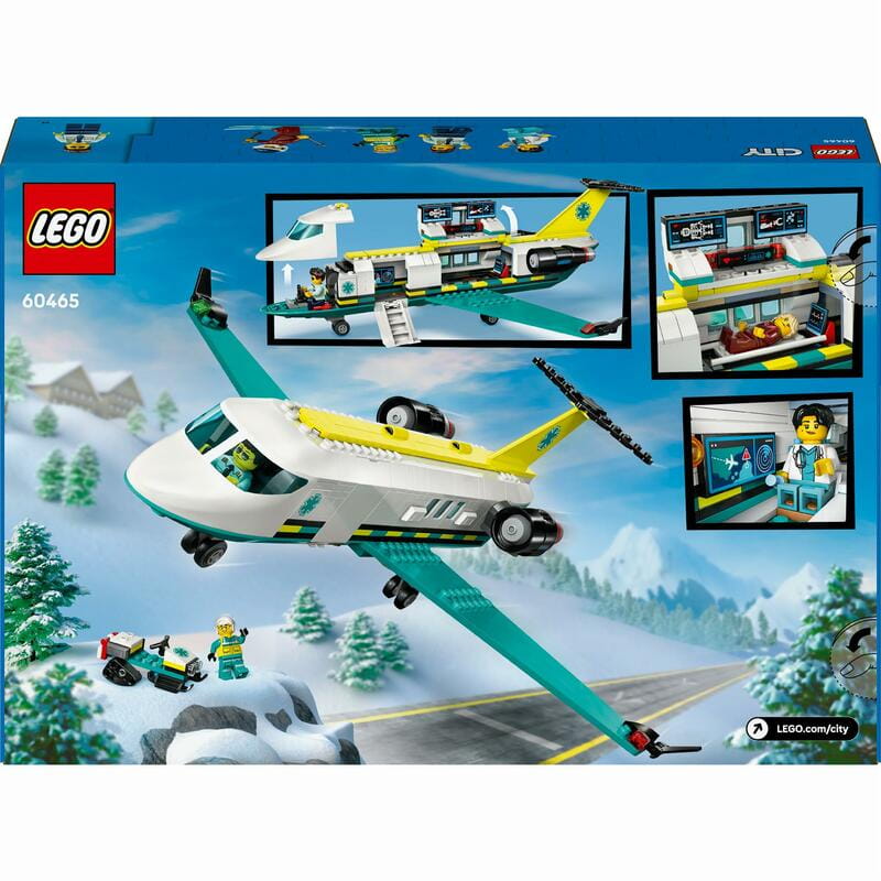 Конструктор LEGO City Самолет скорой медицинской помощи (60465)
