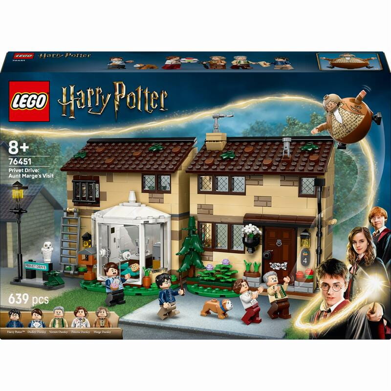 Конструктор LEGO Harry Potter Привіт-драйв: візит тітки Мардж (76451)