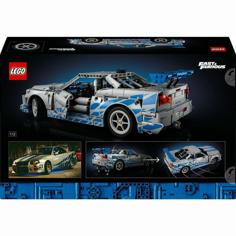 Конструктор LEGO Technic Подвійний форсаж Автомобіль Nissan Skyline GT-R (R34) (42210)