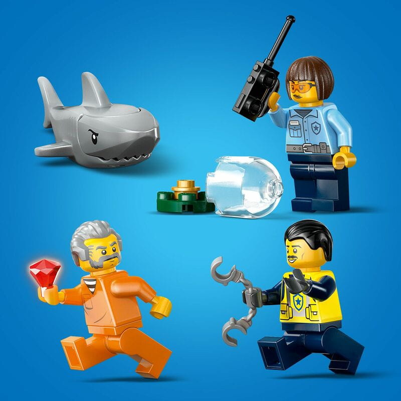 Конструктор LEGO City Преследование на полицейском катере (60456)