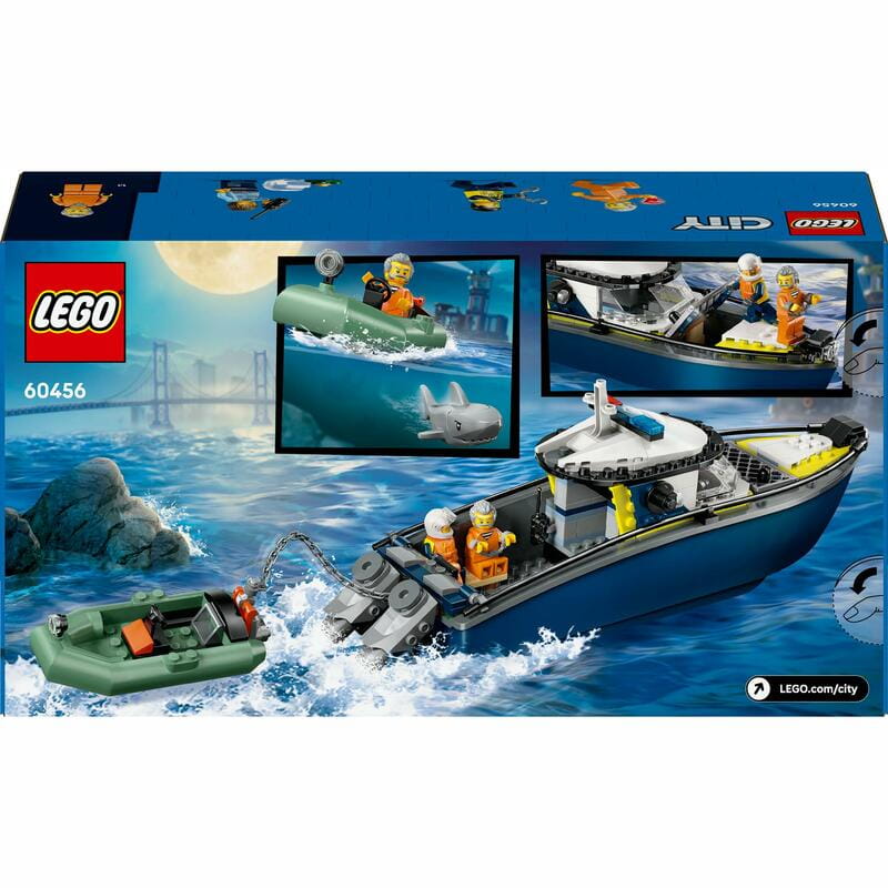 Конструктор LEGO City Преследование на полицейском катере (60456)