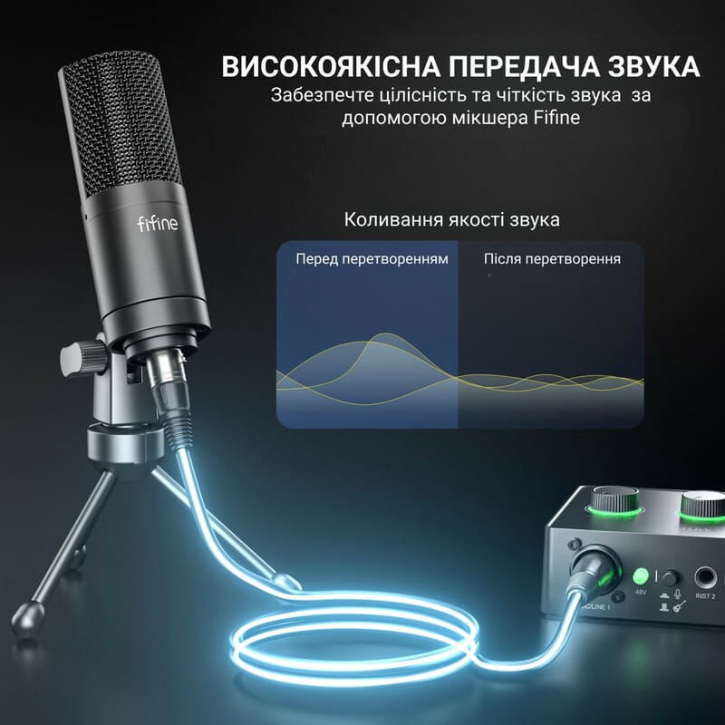 Микрофонный кабель Fifine 3м L9 XLR