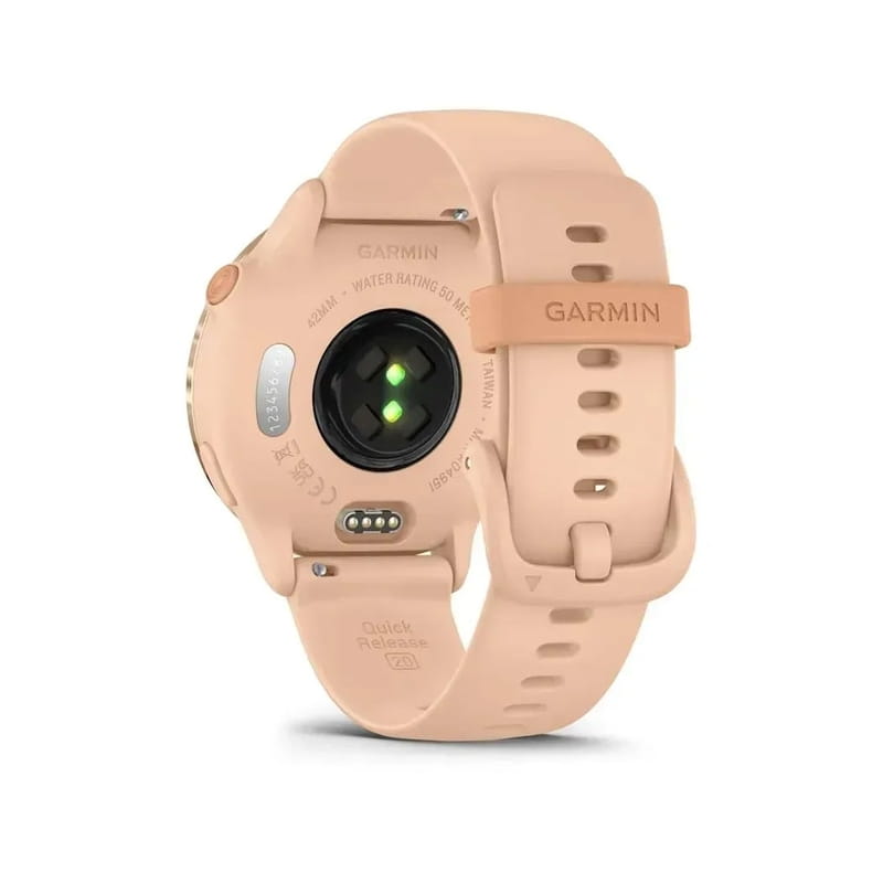 Смарт-часы Garmin Vivoactive 6 Metallic Pink Dawn with Pink Dawn Silicone Band (010-02985-43)