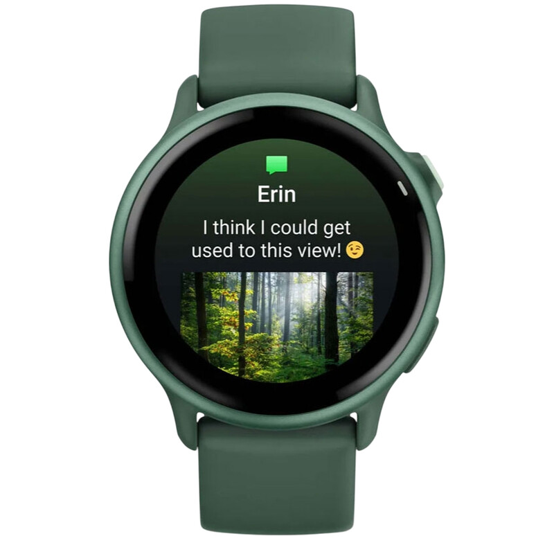 Смарт-часы Garmin Vivoactive 6 Metallic Jasper Green with Jasper Green Silicone Band (010-02985-42)