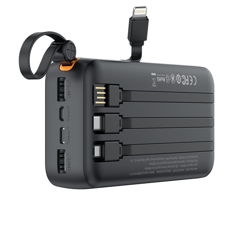 Универсальная мобильная батарея XO PR279 20000mAh 10W Black
