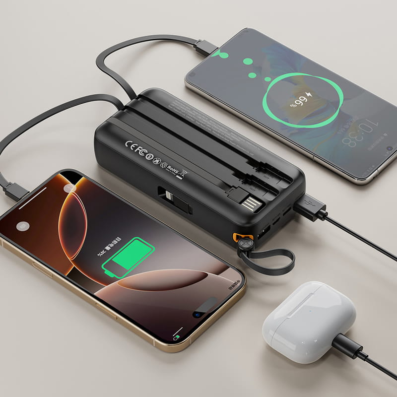 Универсальная мобильная батарея XO PR279 20000mAh 10W Black