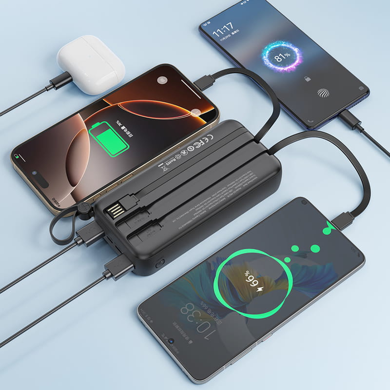 Универсальная мобильная батарея XO PR279 20000mAh 10W Black