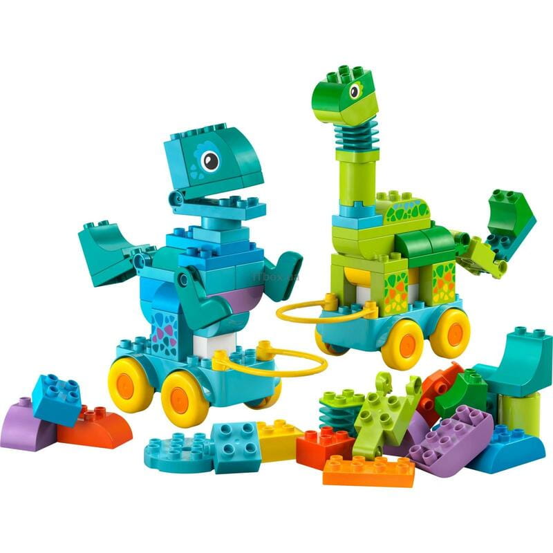 Конструктор LEGO Duplo Town Динозаври на колесах 3 в 1 (10451)