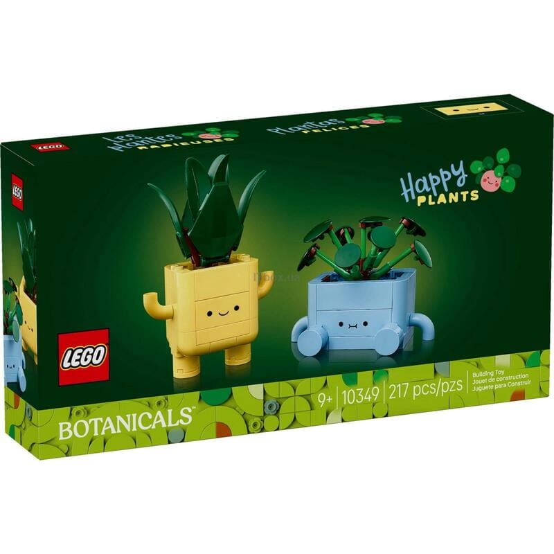 Конструктор LEGO Botanicals Щасливі рослини (10349)