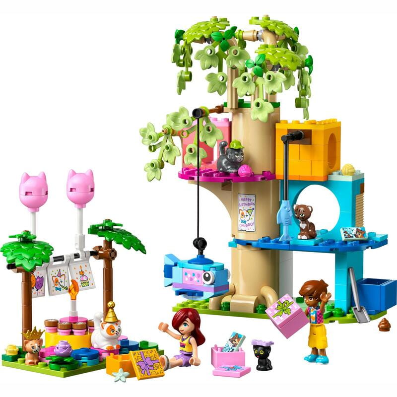 Конструктор LEGO Friends День рождения кота и дом на дереве (42666)