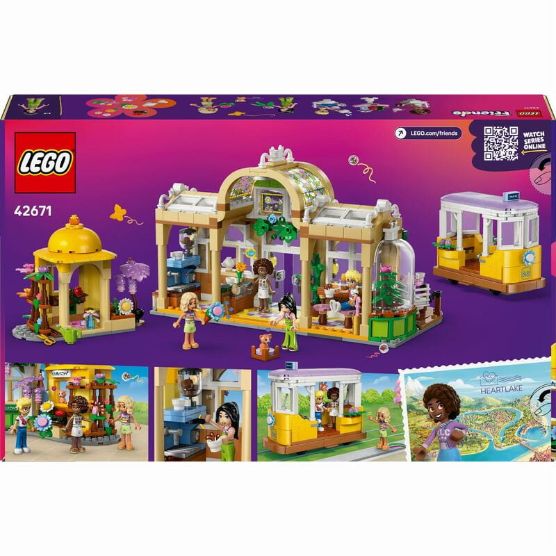 Конструктор LEGO Friends Кав`ярня з рослинами та квіткова крамниця (42671)