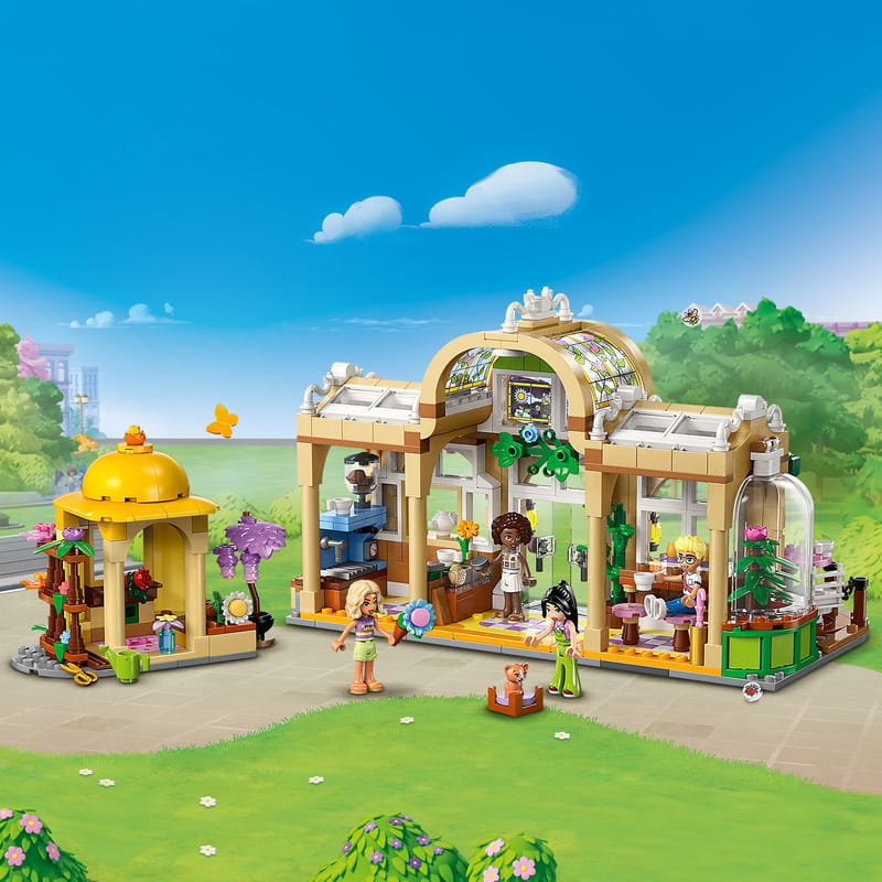 Конструктор LEGO Friends Кав`ярня з рослинами та квіткова крамниця (42671)