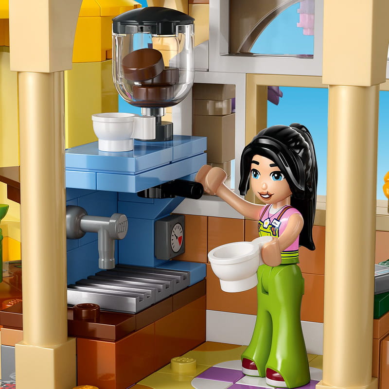 Конструктор LEGO Friends Кав`ярня з рослинами та квіткова крамниця (42671)