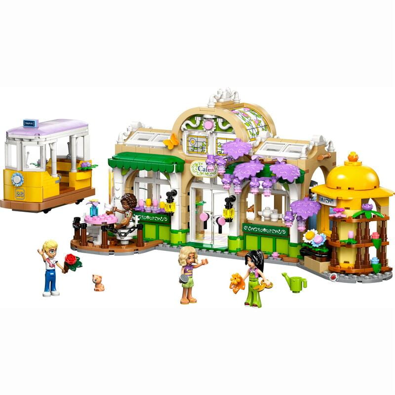 Конструктор LEGO Friends Кав`ярня з рослинами та квіткова крамниця (42671)