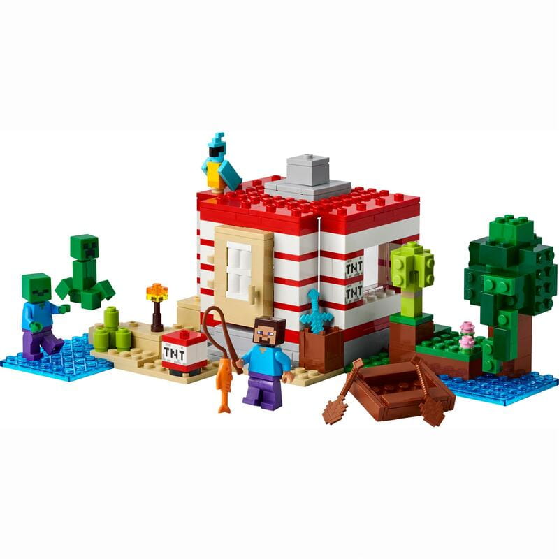 Конструктор LEGO Minecraft Дом из взрывчатки в джунглях (21275)