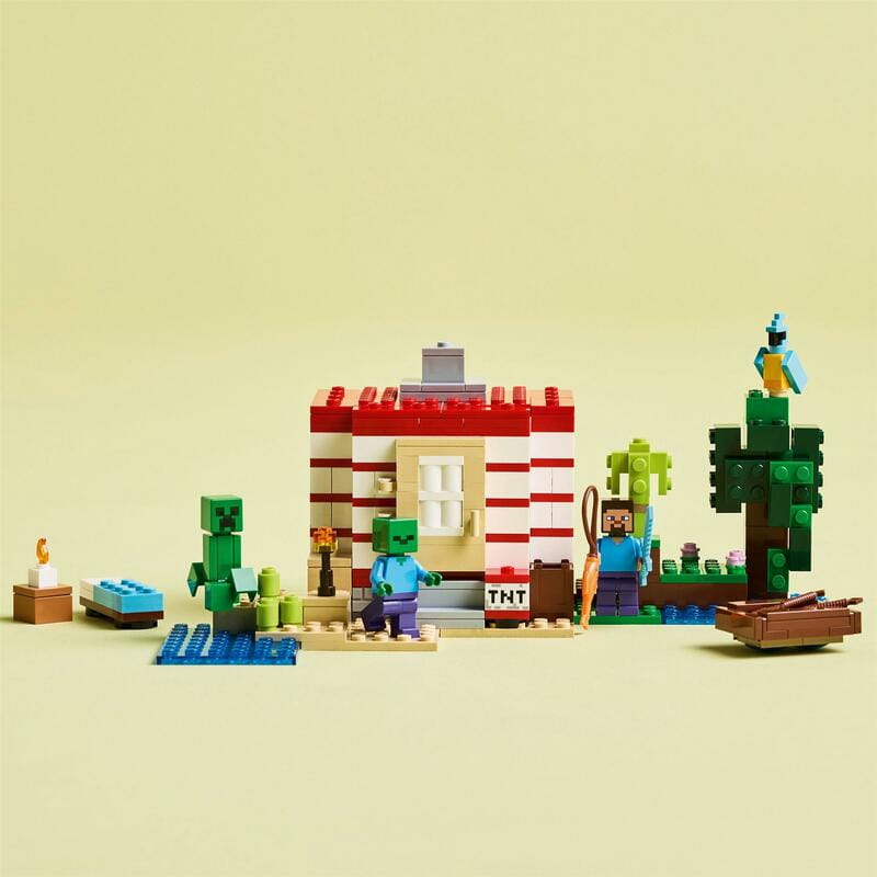 Конструктор LEGO Minecraft Дом из взрывчатки в джунглях (21275)