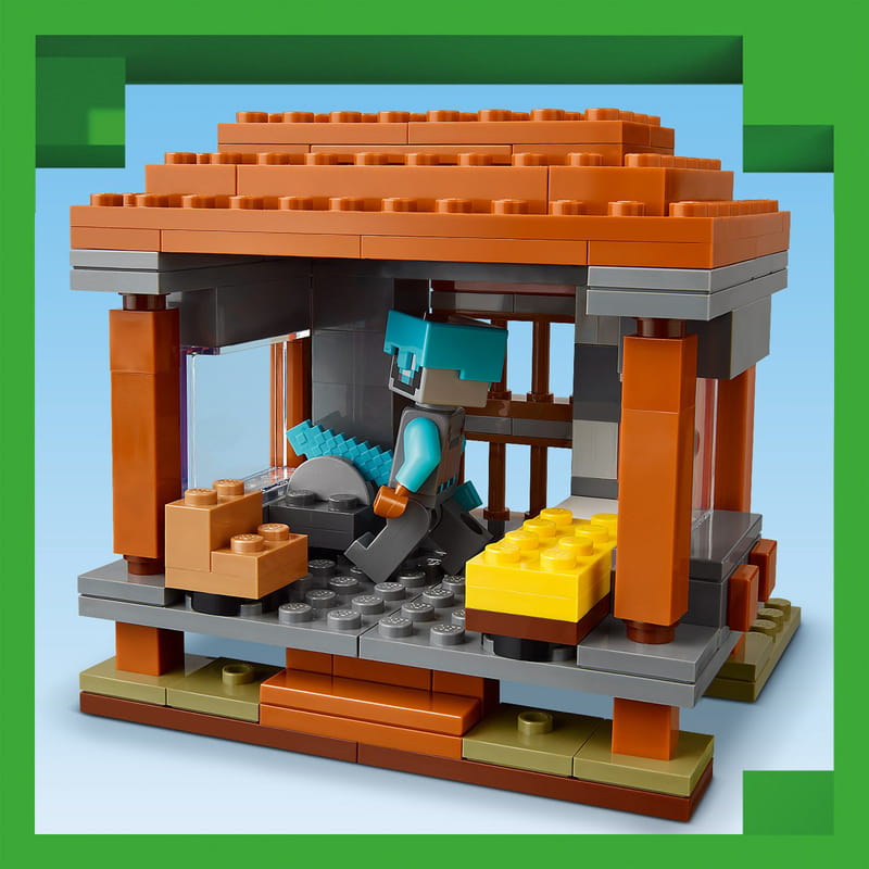 Конструктор LEGO Minecraft Аванпост разбойников и опустошитель (21278)