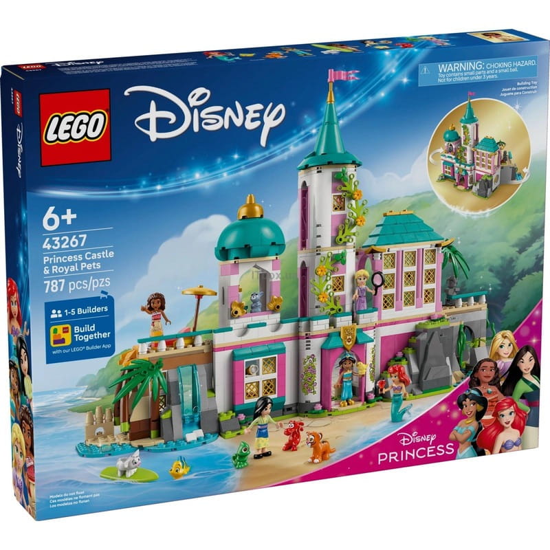 Конструктор LEGO Disney Princess Замок принцессы и королевские любимцы (43267)