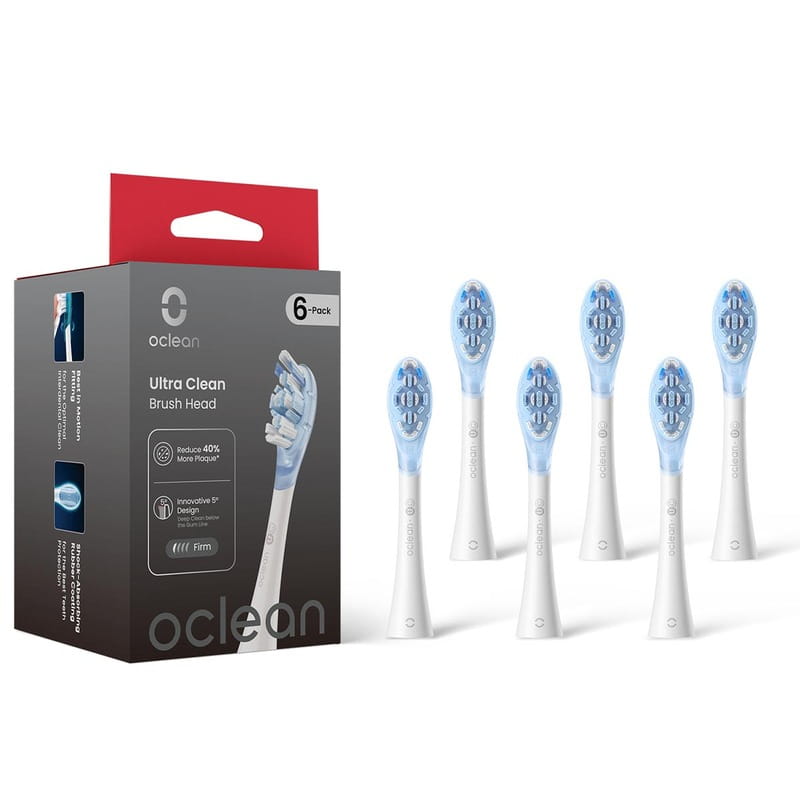 Насадка для зубної електрощітки Oclean Ultra White Clean UC03 6 шт (6970810556926)