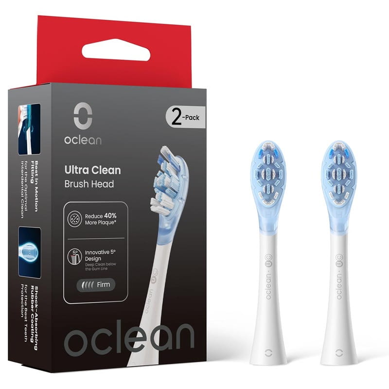 Насадка для зубної електрощітки Oclean Ultra White Clean UC03 2 шт (6970810556988)