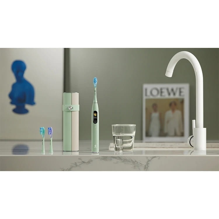 Умная зубная электрощетка Oclean X Ultra 20 Set Electric Toothbrush Green (6970810557091)