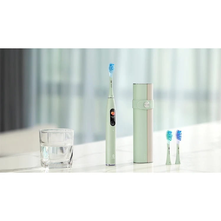 Умная зубная электрощетка Oclean X Ultra 20 Set Electric Toothbrush Green (6970810557091)