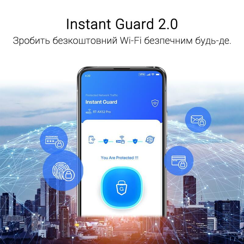 Бездротовий маршрутизатор Asus RT-AX52 PRO (90IG08T0-MO3H10)