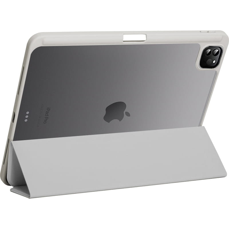 Чохол-книжка BeCover Soft Edge TPU з кріпленням Apple Pencil для Apple iPad Pro 12.9 2020/2021/2022 Gray (711709)