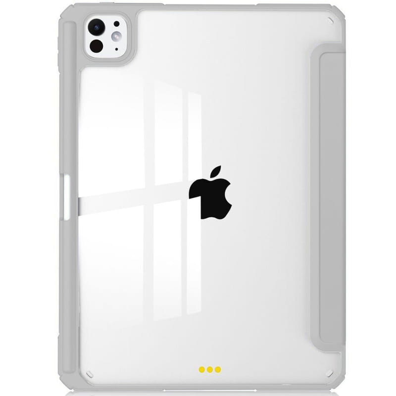 Чохол-книжка BeCover Soft Edge TPU з кріпленням Apple Pencil для Apple iPad Pro 11" M4 2024 Gray (711715)