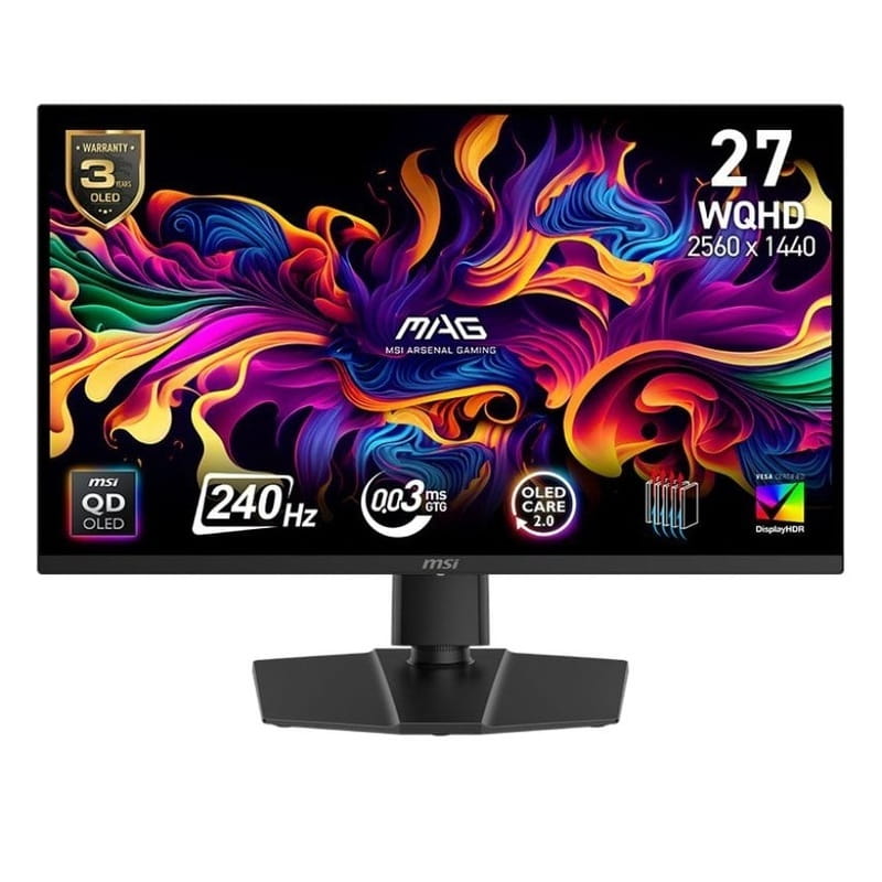 Монитор MSI 27" MAG 271QP QD-OLED X24 Black 240Hz