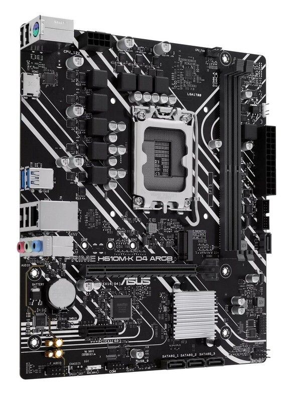 Материнская плата Asus Prime H610M-K D4 ARGB Socket 1700