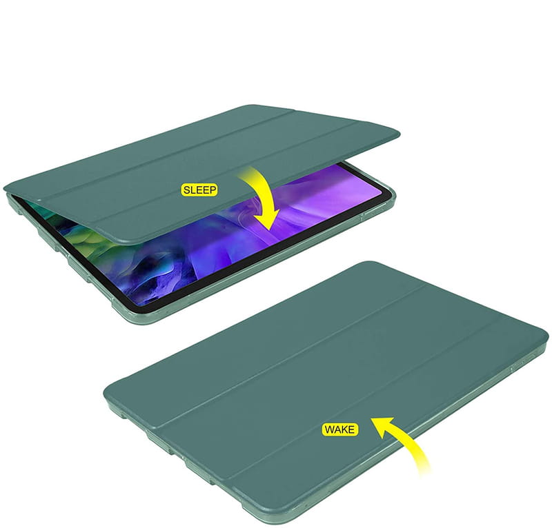 Чeхол-книжка BeCover Tri Fold Hard для Apple iPad Pro 12.9 2020/2021/2022 Dark Green (711720)