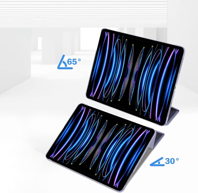 Чохол-книжка BeCover Tri Fold Hard для Apple iPad Pro 12.9 2020/2021/2022 Purple (711722)