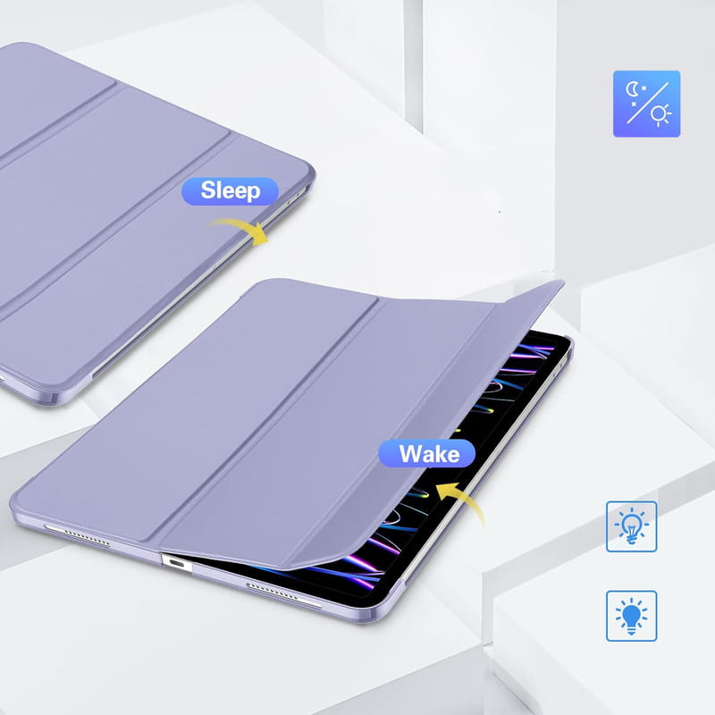Чeхол-книжка BeCover Tri Fold Hard для Apple iPad Air 13" M2 2024 Purple (711725)