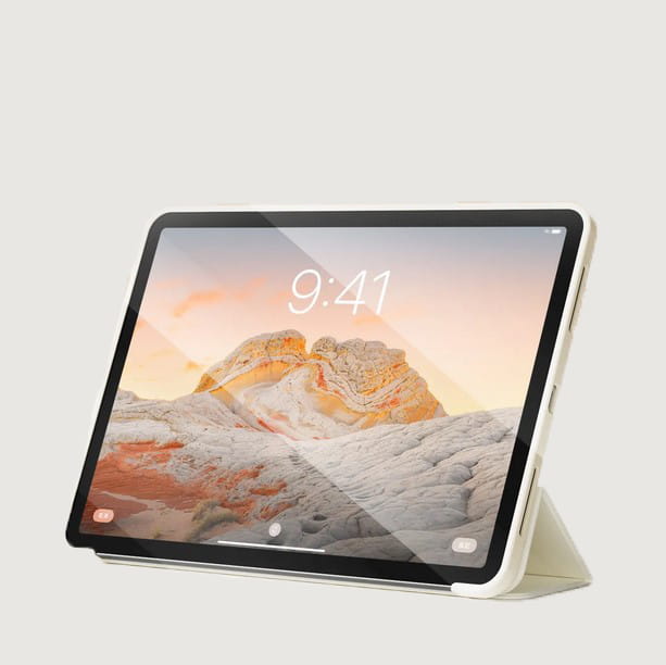 Чохол-книжка BeCover Tri Fold Soft TPU Silicone для Apple iPad Air 13" M2 2024 Beige (711740)