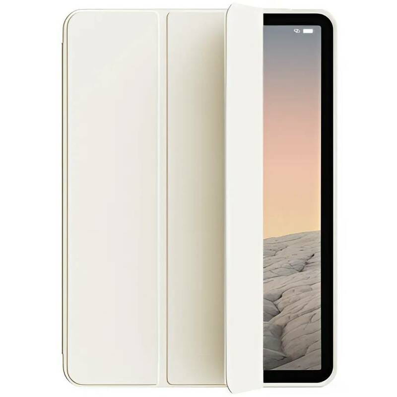Чохол-книжка BeCover Tri Fold Soft TPU Silicone для Apple iPad Air 13" M2 2024 Beige (711740)